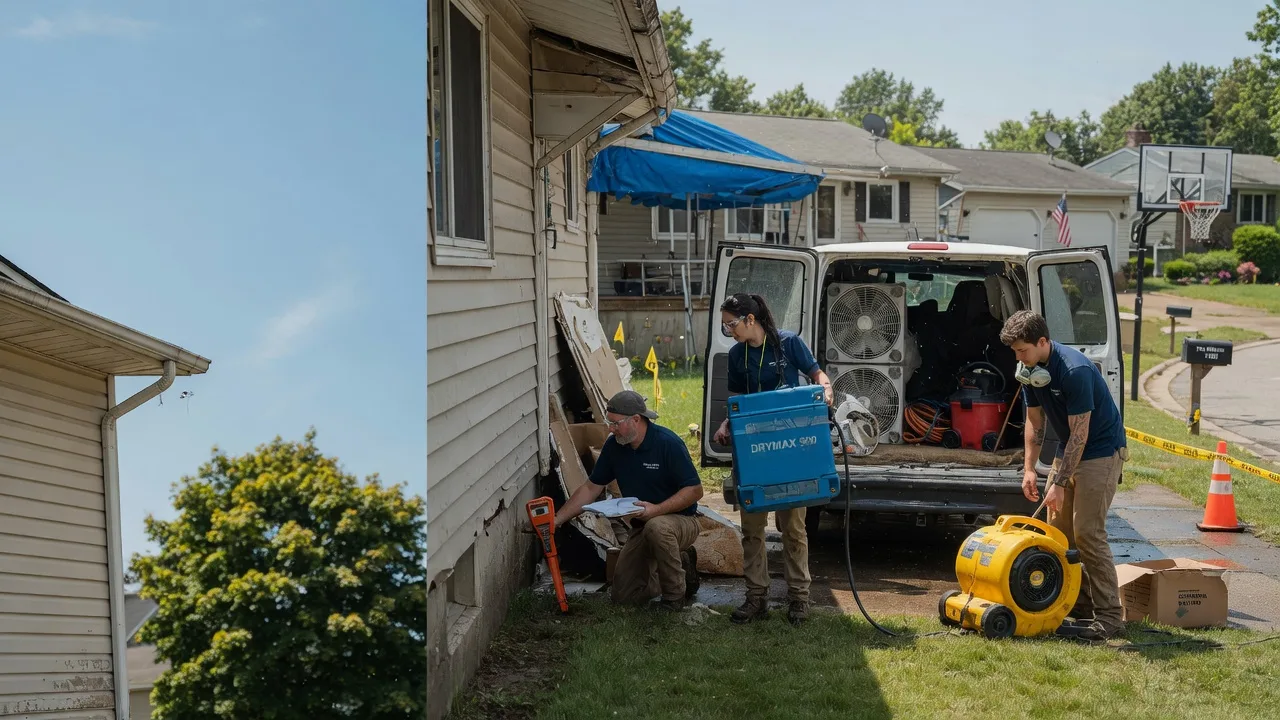 Ceiling Leak Cleanup in Round Lake, NY near me