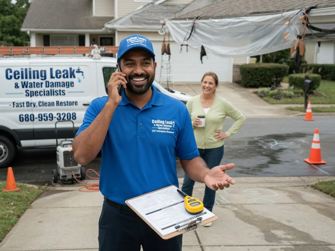 Ceiling Leak Cleanup Round Lake, NY FAQs